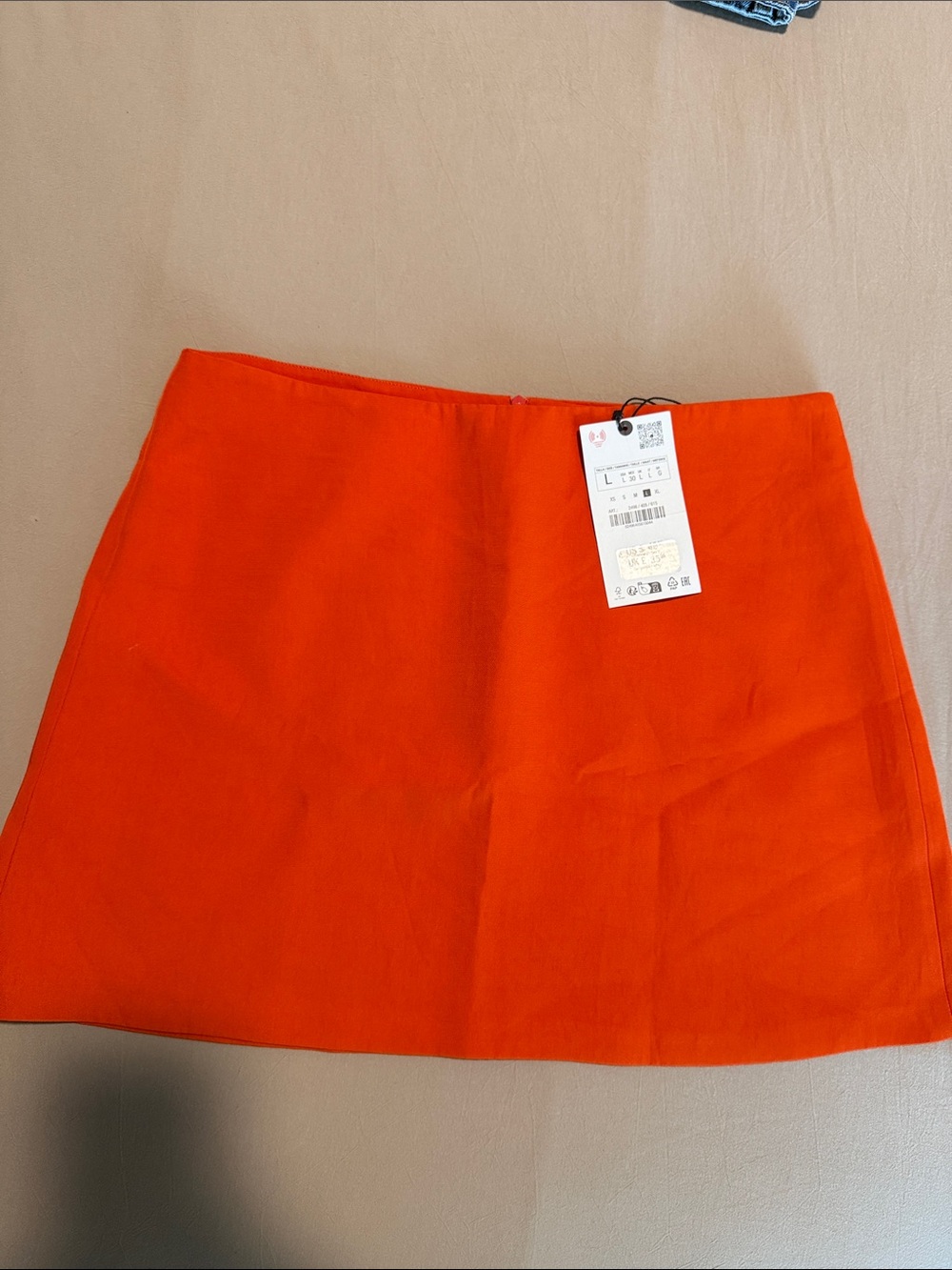 Bright Orange Zara Skirt